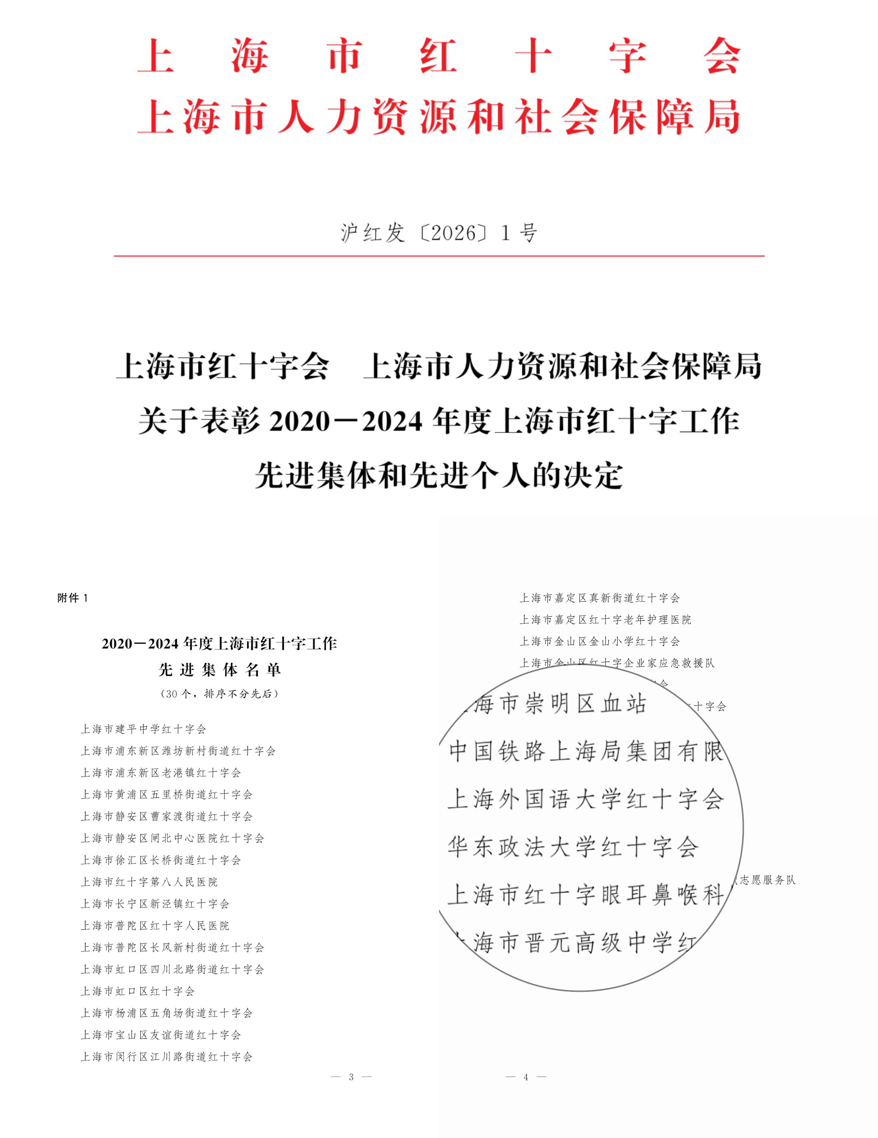 上海外国语大学红十字会获评“2020-2024年度上海市红十字工作先进集体”